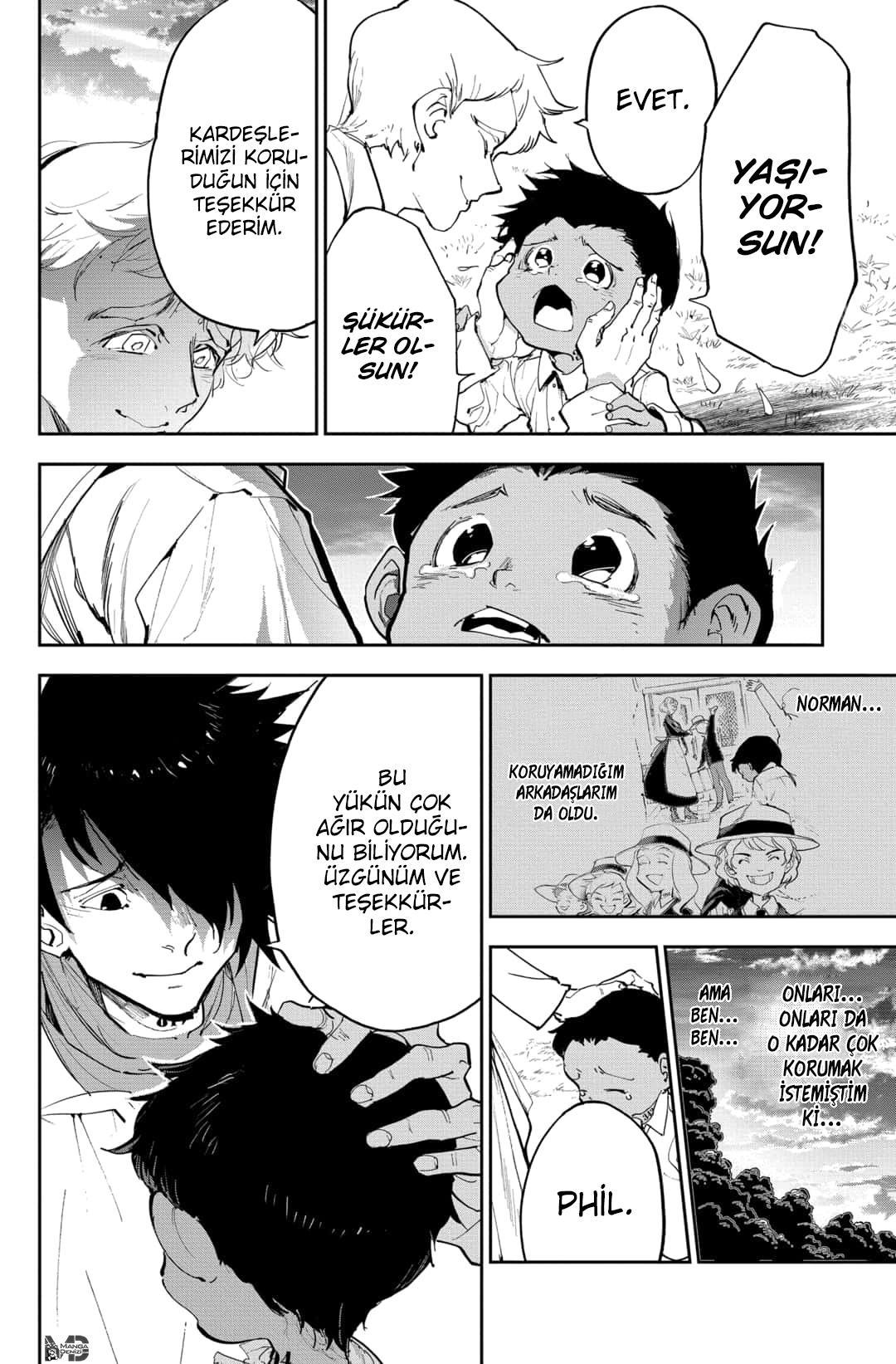 The Promised Neverland mangasının 176 bölümünün 7. sayfasını okuyorsunuz.