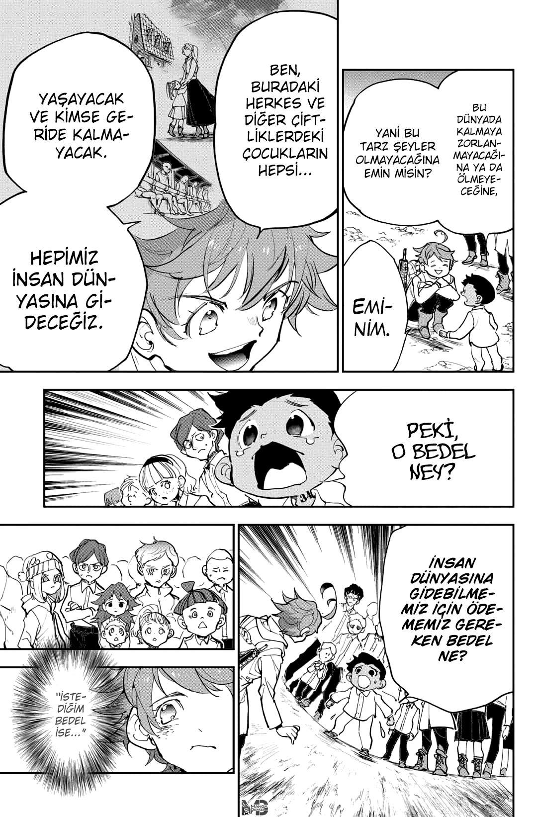 The Promised Neverland mangasının 178 bölümünün 8. sayfasını okuyorsunuz.