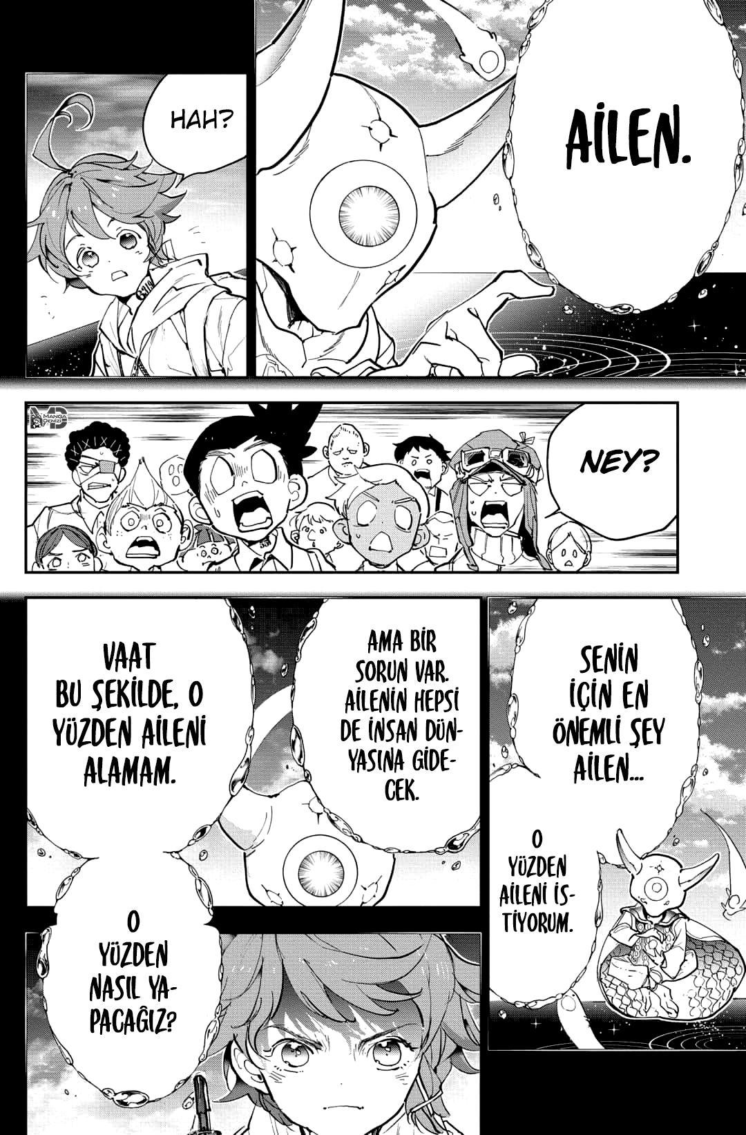 The Promised Neverland mangasının 178 bölümünün 9. sayfasını okuyorsunuz.