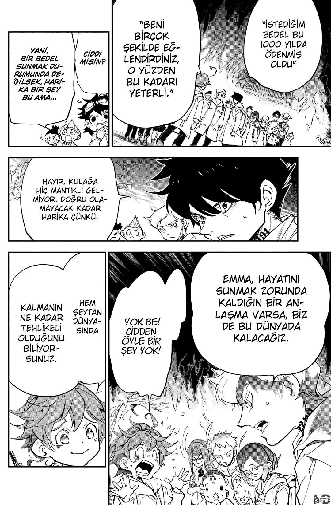 The Promised Neverland mangasının 178 bölümünün 11. sayfasını okuyorsunuz.