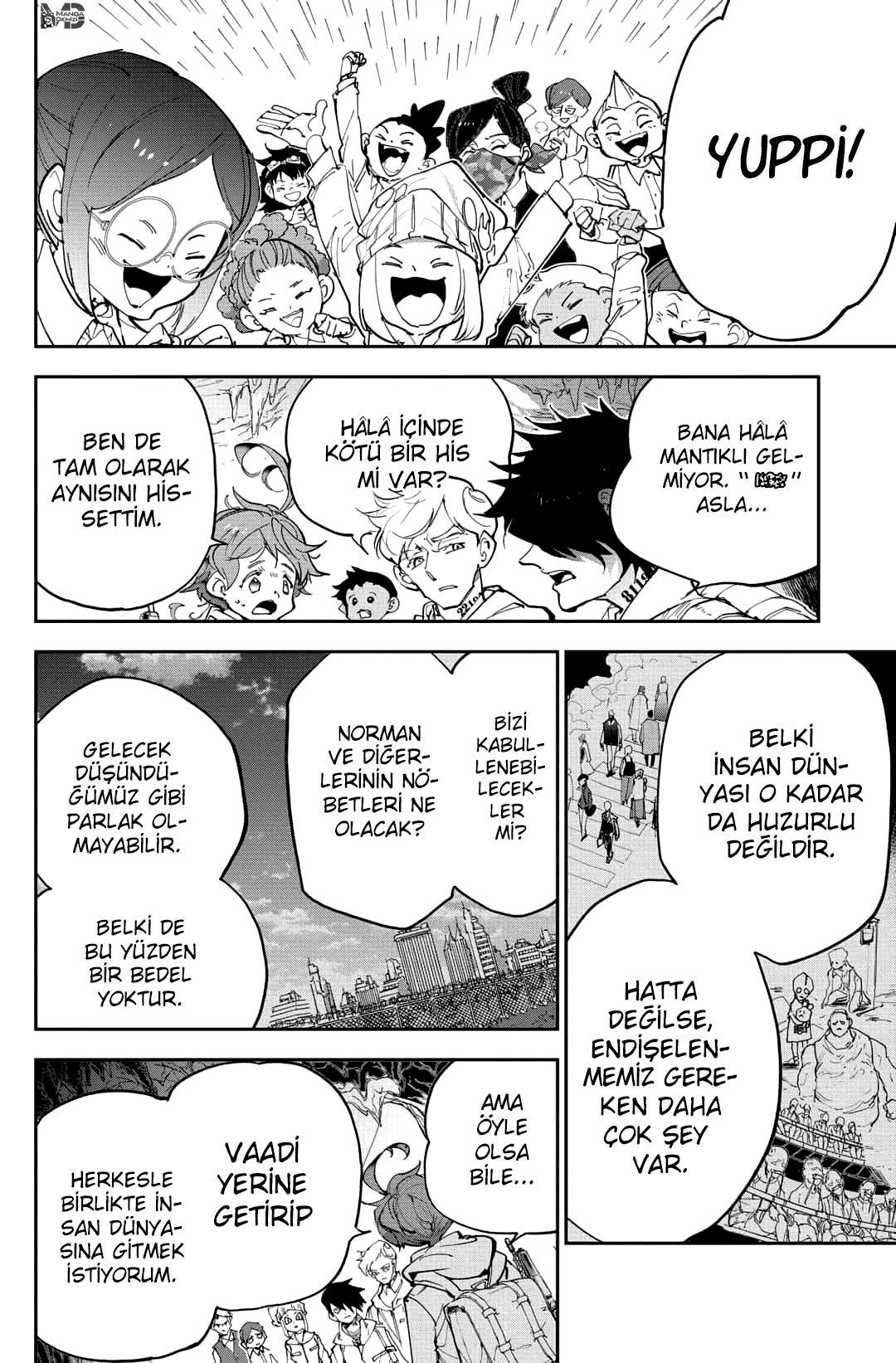 The Promised Neverland mangasının 178 bölümünün 13. sayfasını okuyorsunuz.