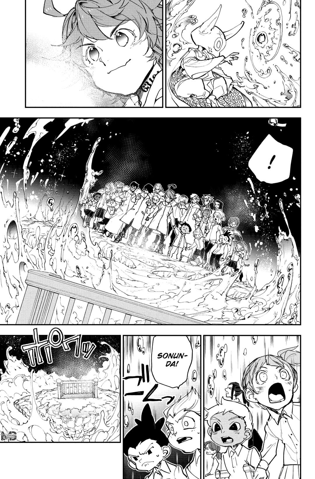 The Promised Neverland mangasının 178 bölümünün 16. sayfasını okuyorsunuz.