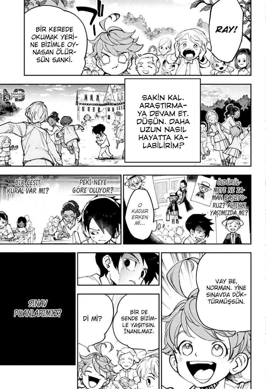The Promised Neverland mangasının 181.5 bölümünün 5. sayfasını okuyorsunuz.