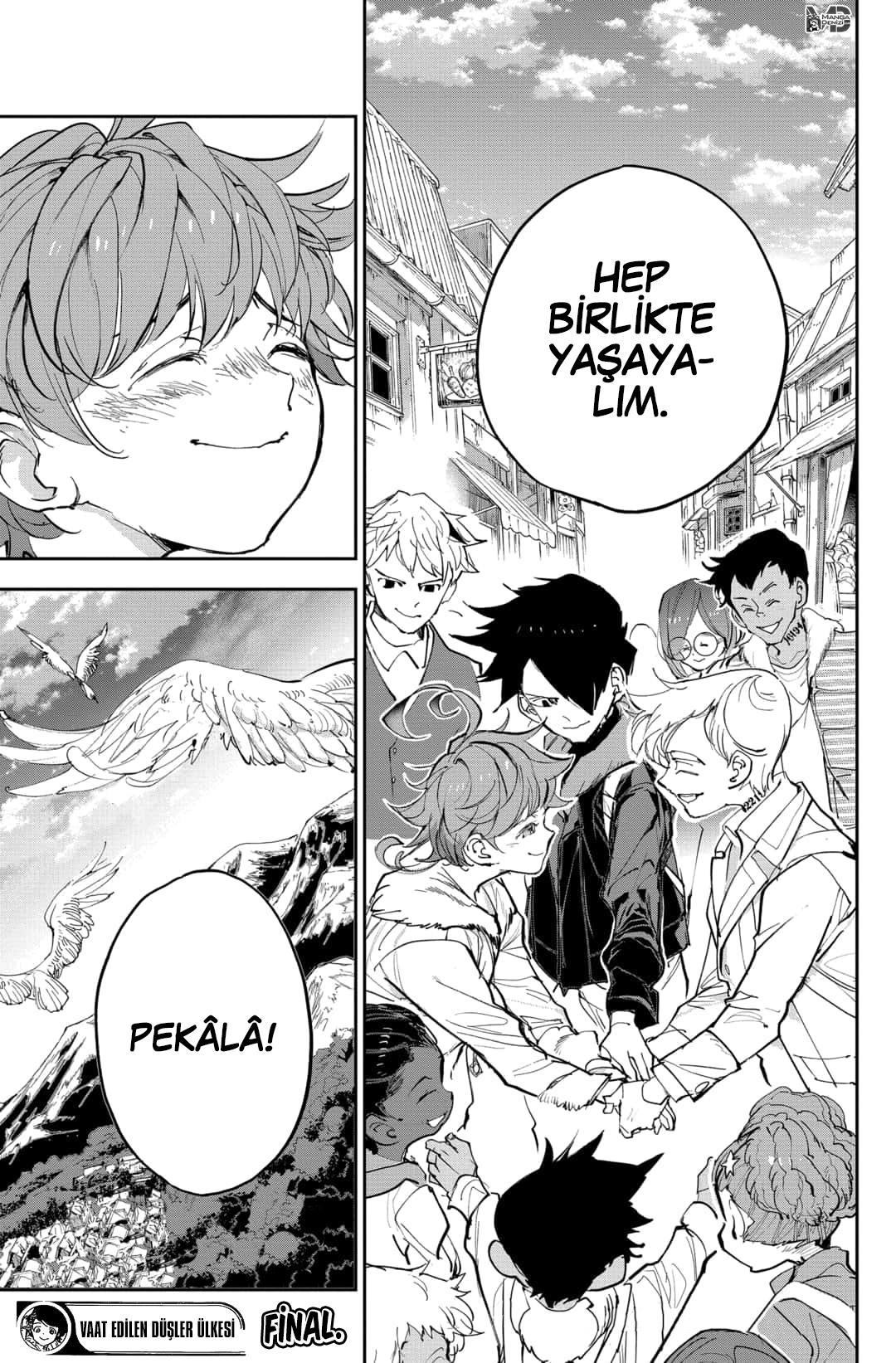 The Promised Neverland mangasının 181 bölümünün 27. sayfasını okuyorsunuz.