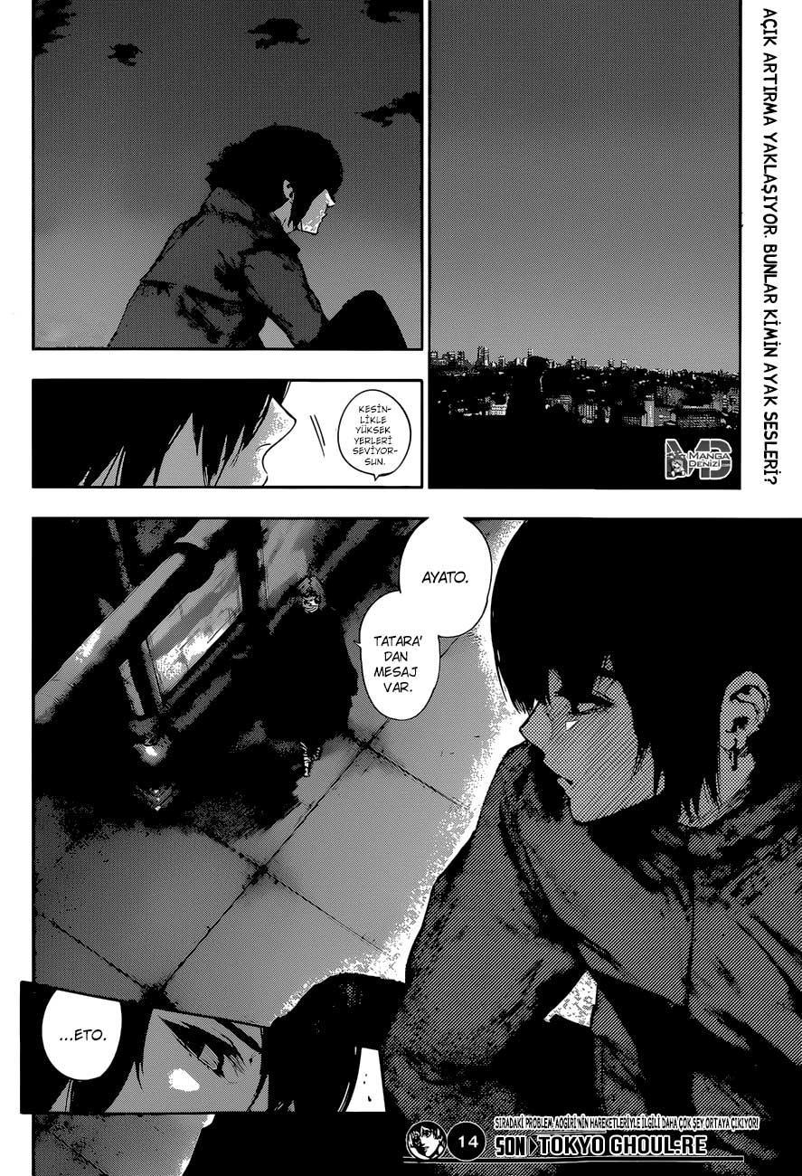 Tokyo Ghoul: RE mangasının 014 bölümünün 19. sayfasını okuyorsunuz.