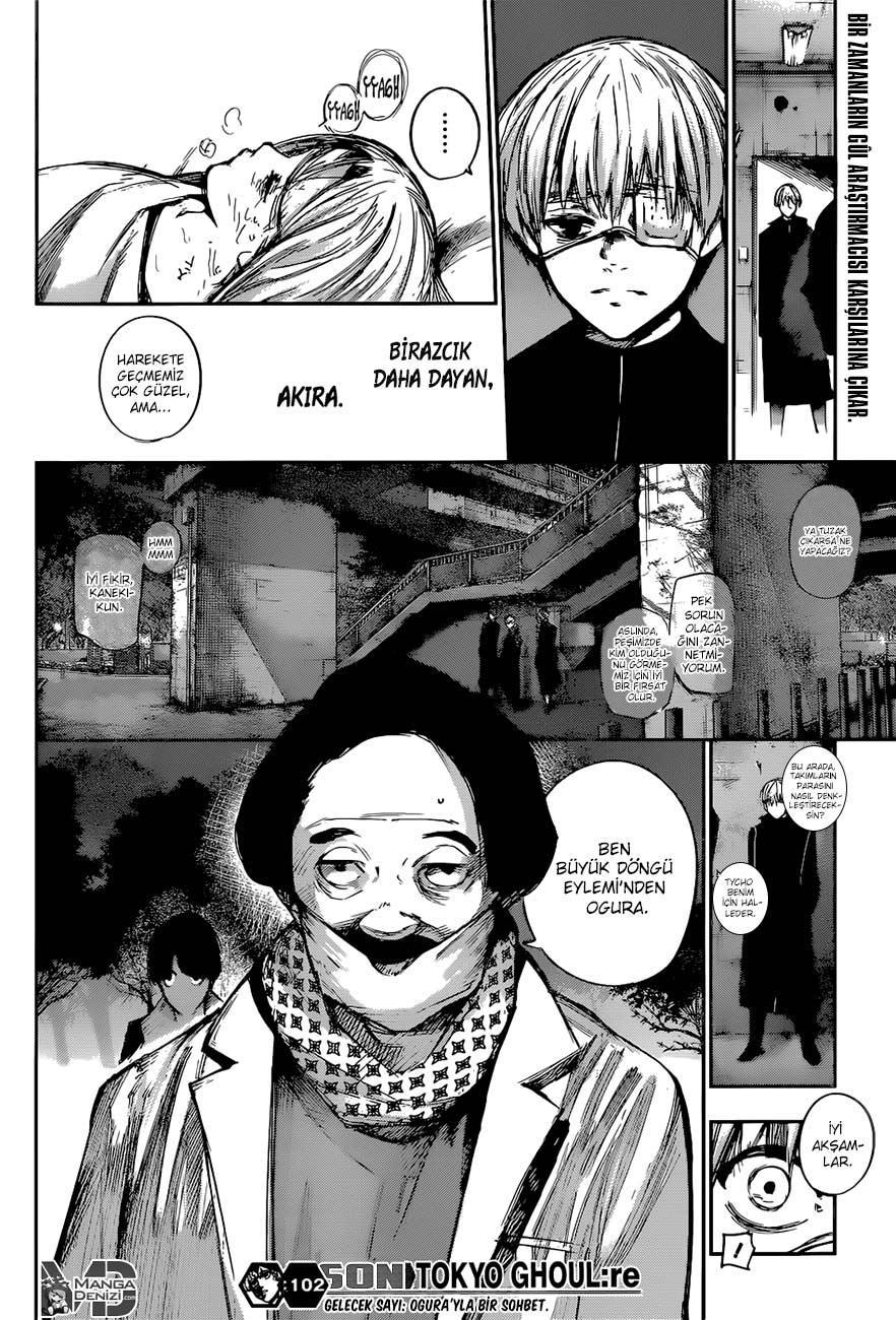 Tokyo Ghoul: RE mangasının 102 bölümünün 19. sayfasını okuyorsunuz.