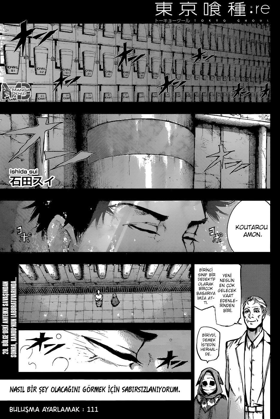 Tokyo Ghoul: RE mangasının 111 bölümünün 2. sayfasını okuyorsunuz.