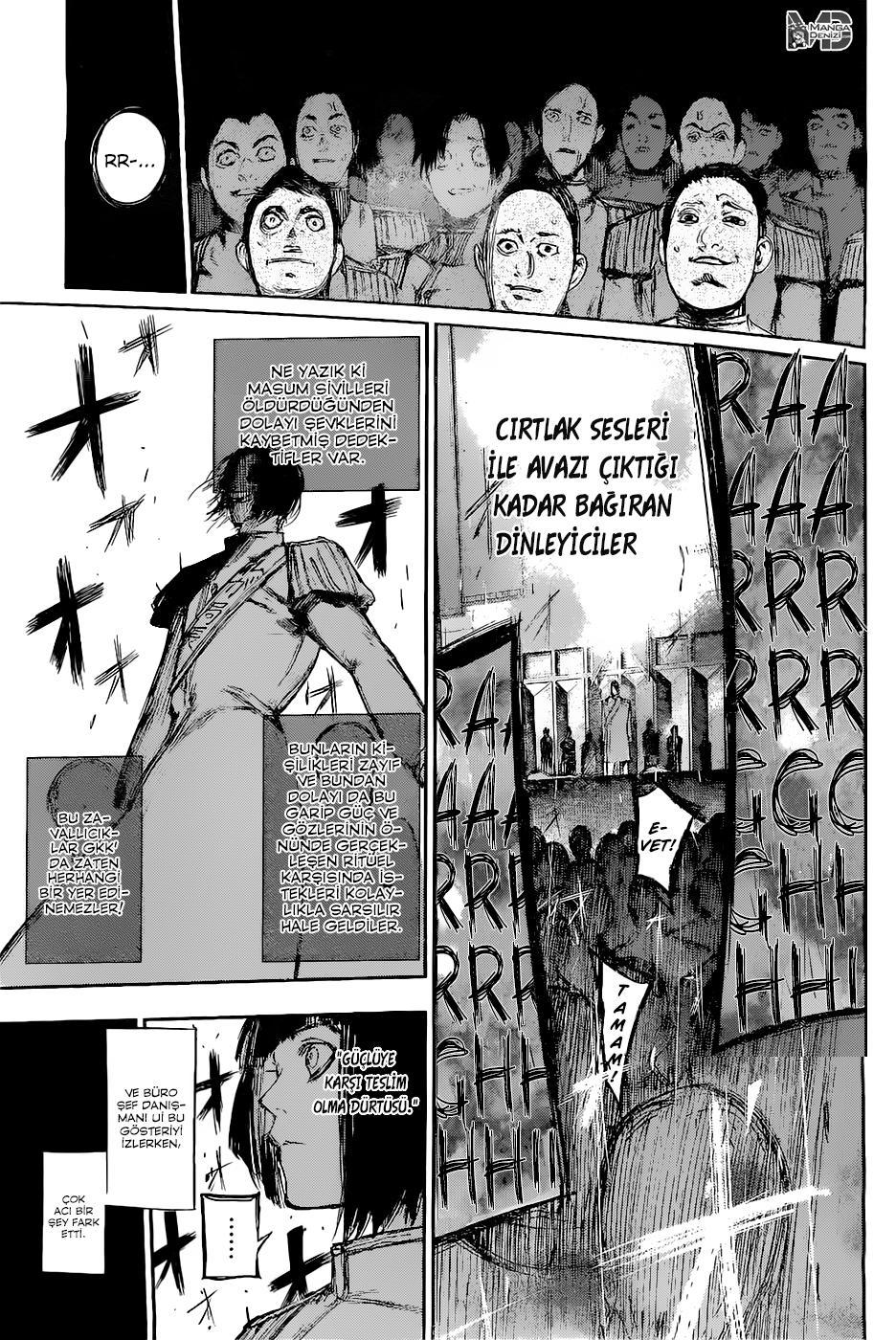 Tokyo Ghoul: RE mangasının 118 bölümünün 10. sayfasını okuyorsunuz.
