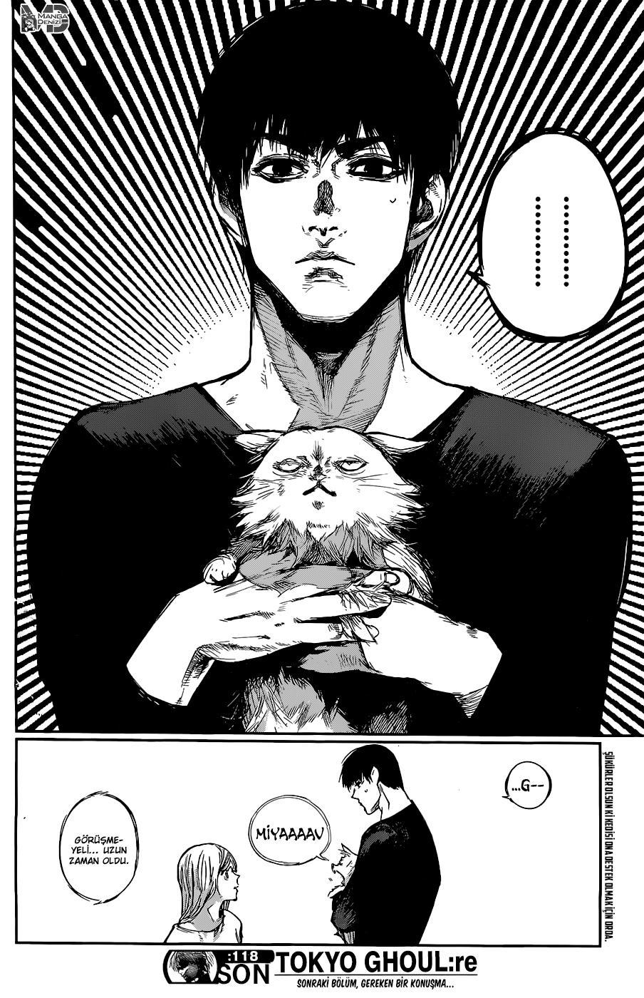 Tokyo Ghoul: RE mangasının 118 bölümünün 19. sayfasını okuyorsunuz.