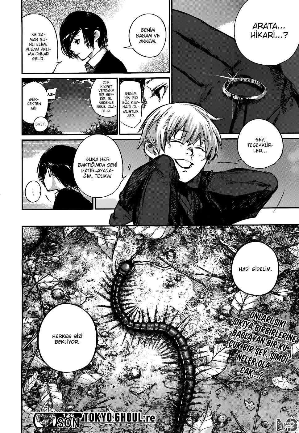 Tokyo Ghoul: RE mangasının 126 bölümünün 19. sayfasını okuyorsunuz.