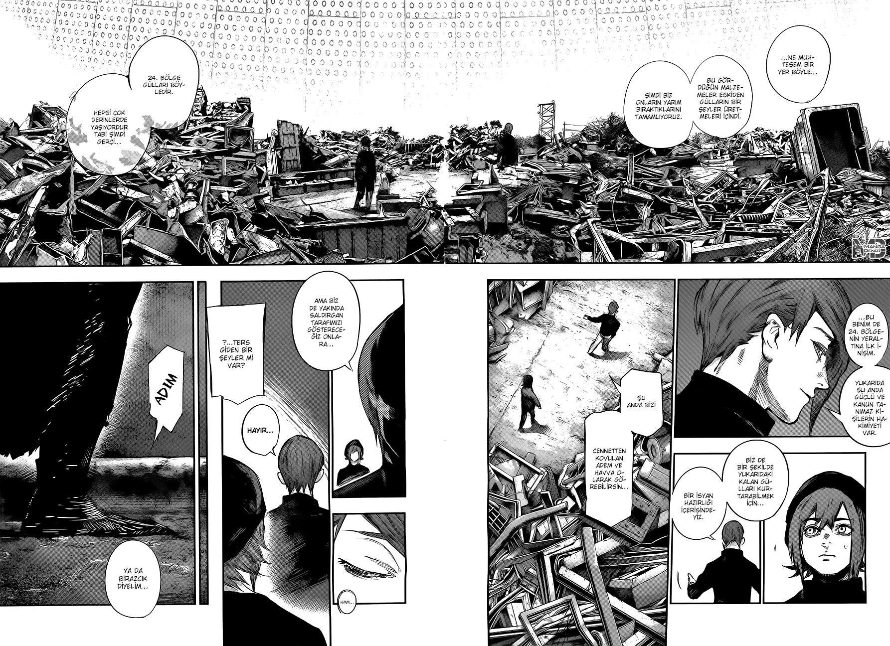 Tokyo Ghoul: RE mangasının 127 bölümünün 15. sayfasını okuyorsunuz.