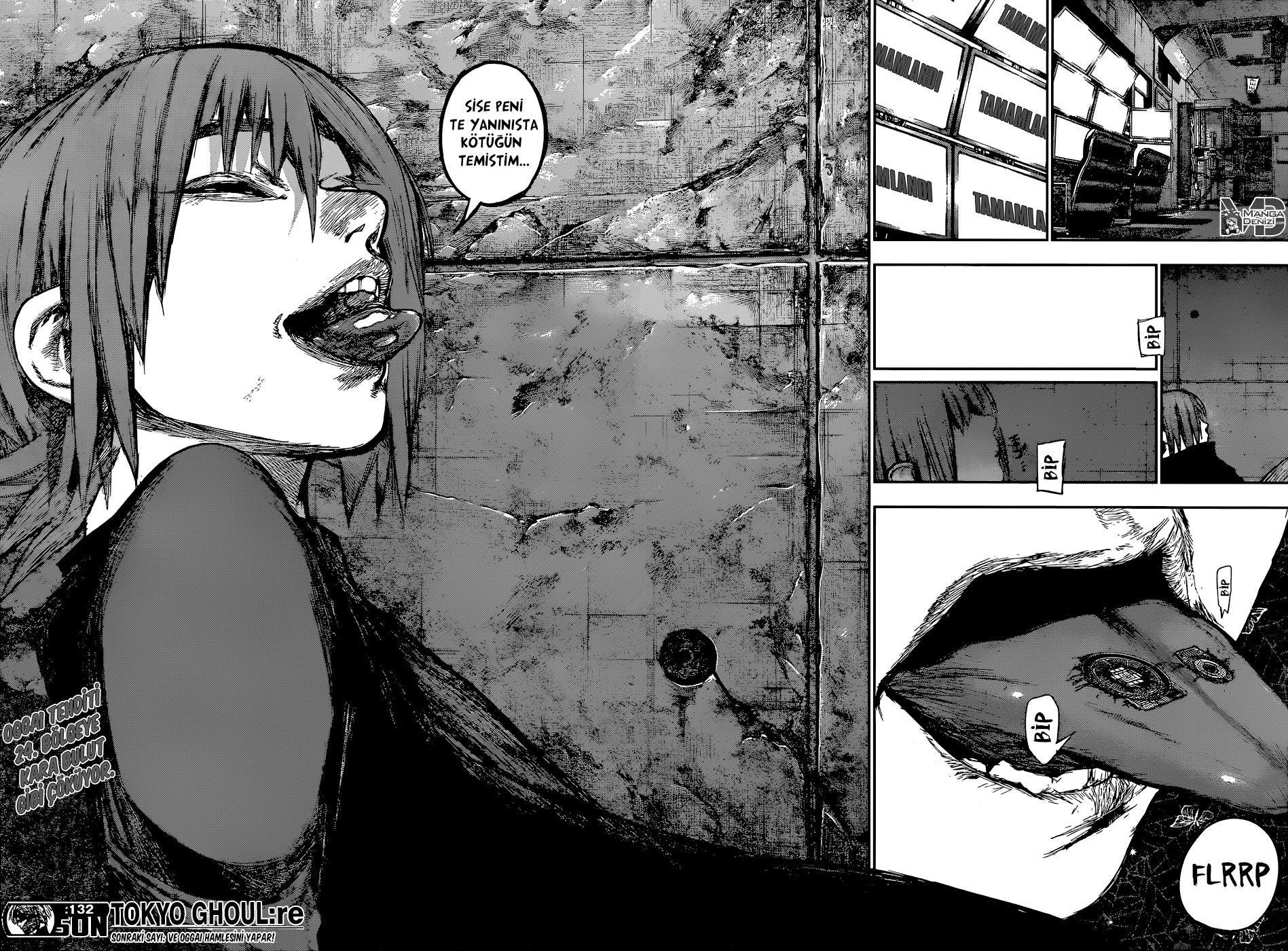 Tokyo Ghoul: RE mangasının 132 bölümünün 17. sayfasını okuyorsunuz.