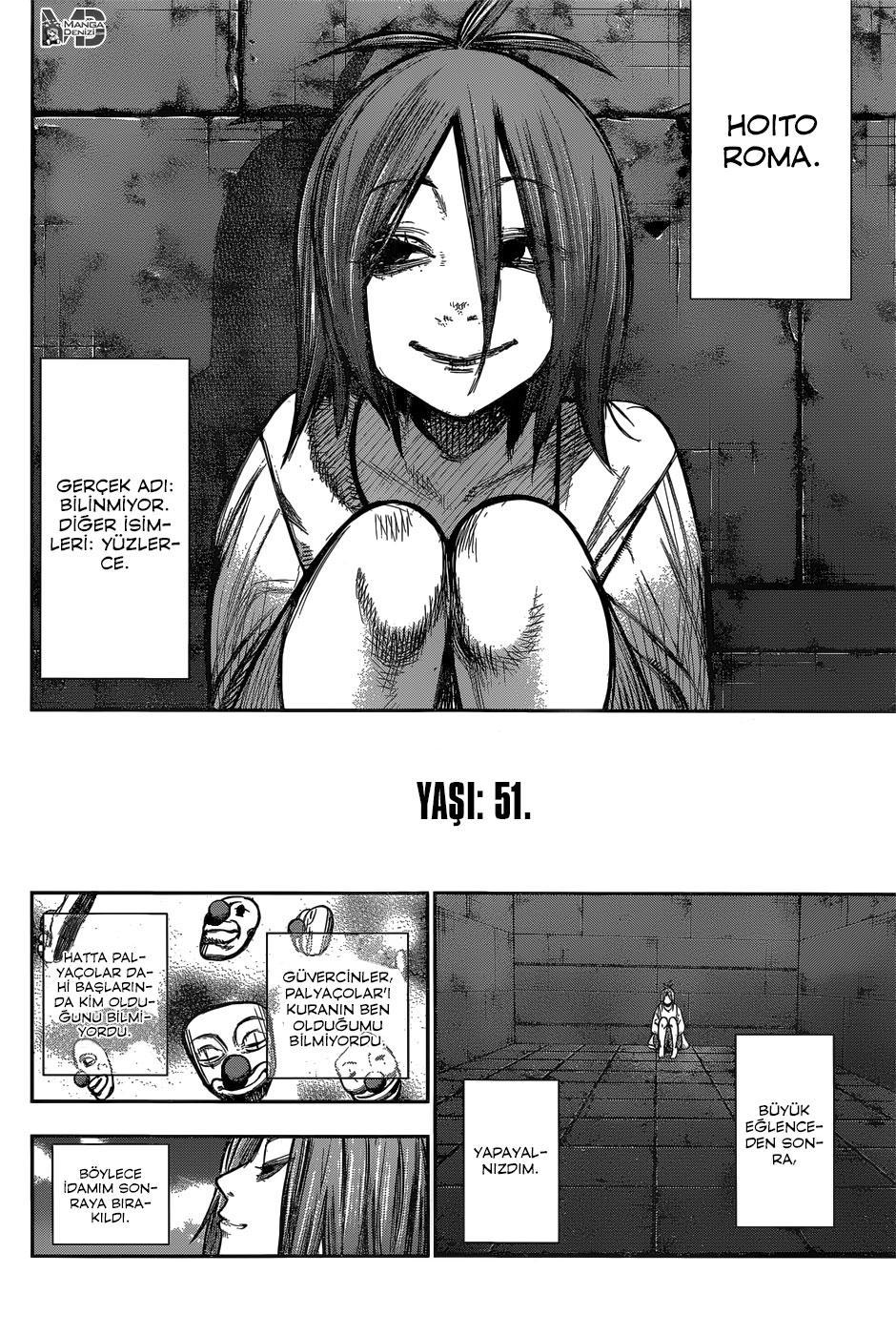 Tokyo Ghoul: RE mangasının 135 bölümünün 4. sayfasını okuyorsunuz.