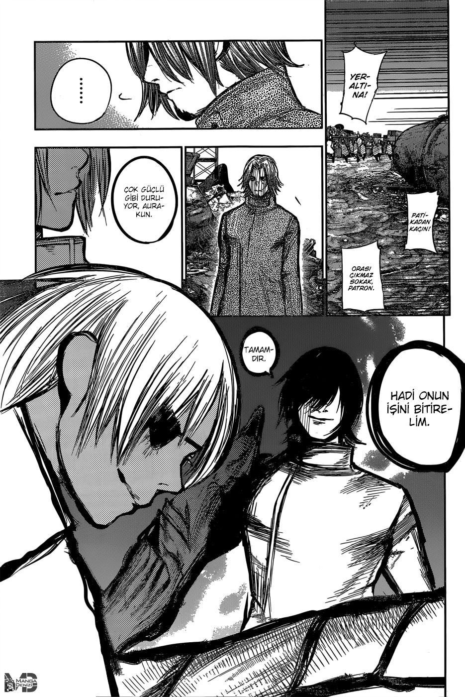 Tokyo Ghoul: RE mangasının 135 bölümünün 18. sayfasını okuyorsunuz.