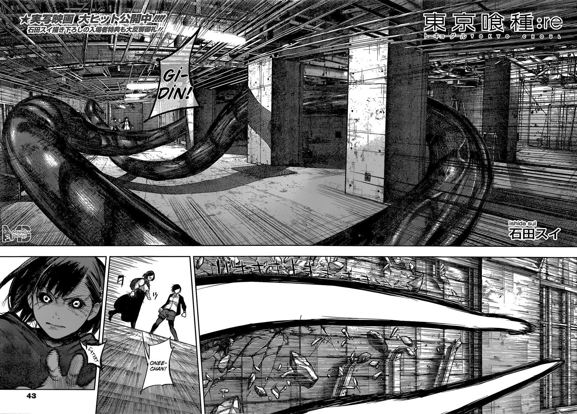 Tokyo Ghoul: RE mangasının 136 bölümünün 3. sayfasını okuyorsunuz.