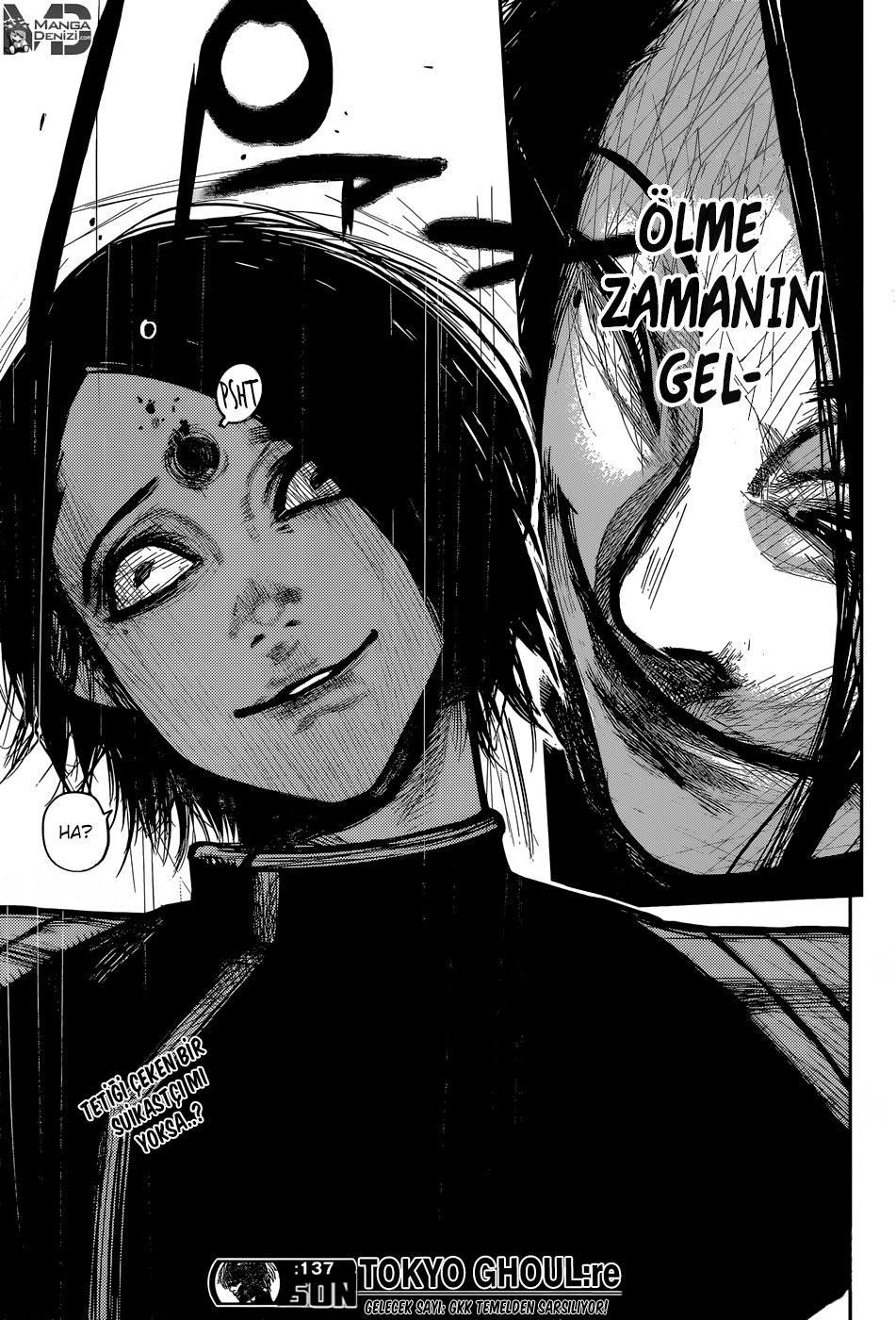 Tokyo Ghoul: RE mangasının 137 bölümünün 17. sayfasını okuyorsunuz.