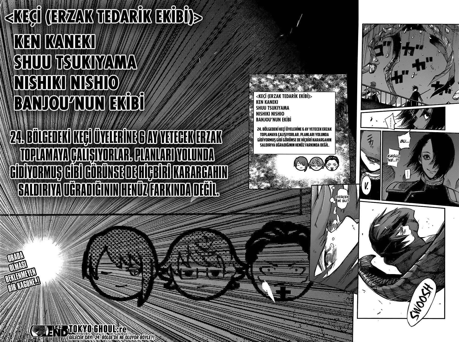 Tokyo Ghoul: RE mangasının 142 bölümünün 18. sayfasını okuyorsunuz.