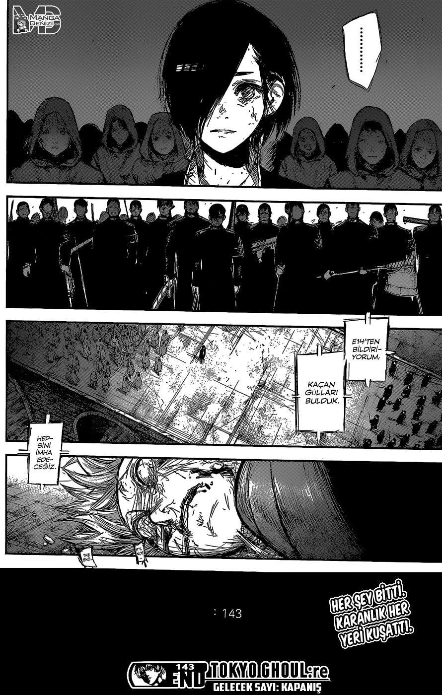 Tokyo Ghoul: RE mangasının 143 bölümünün 19. sayfasını okuyorsunuz.