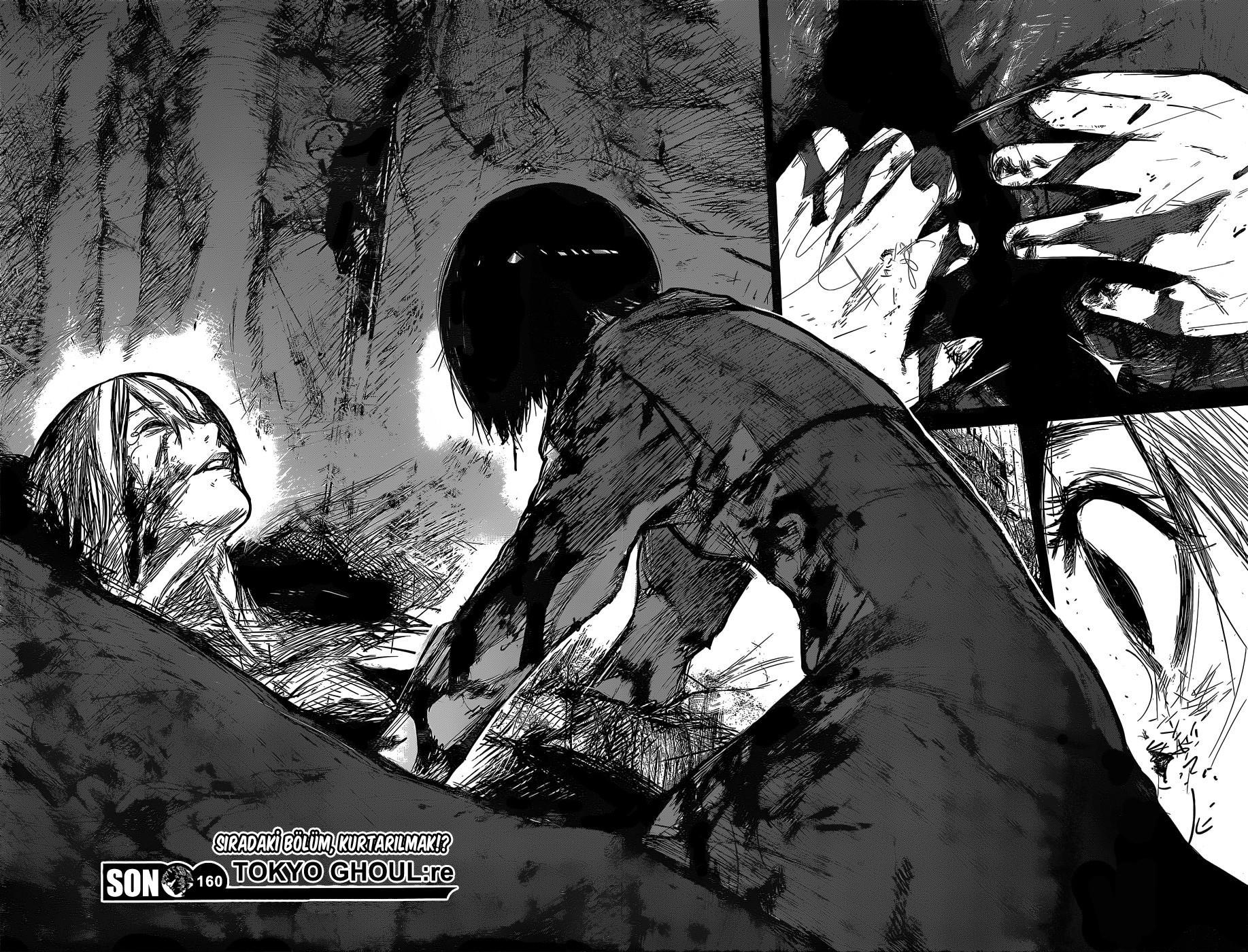 Tokyo Ghoul: RE mangasının 160 bölümünün 19. sayfasını okuyorsunuz.