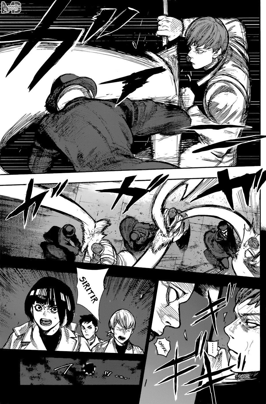 Tokyo Ghoul: RE mangasının 165 bölümünün 18. sayfasını okuyorsunuz.