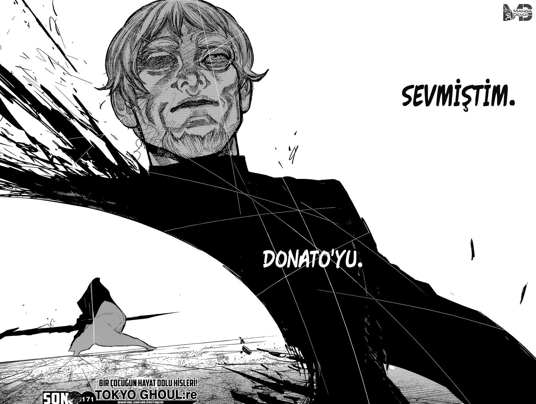Tokyo Ghoul: RE mangasının 171 bölümünün 19. sayfasını okuyorsunuz.