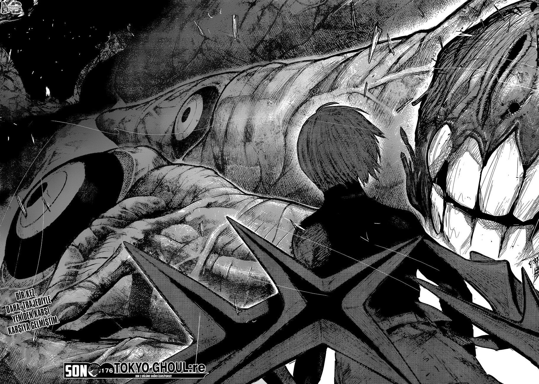 Tokyo Ghoul: RE mangasının 176 bölümünün 17. sayfasını okuyorsunuz.